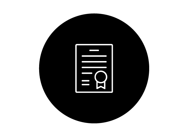 icon of certification letter
