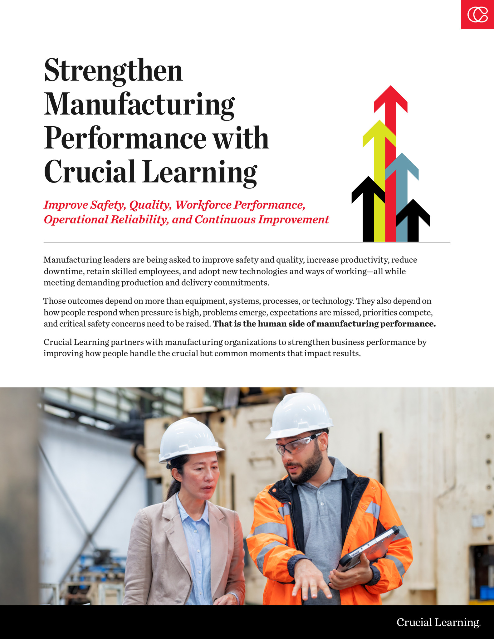 Crucial Learning Manufacturing Overview
